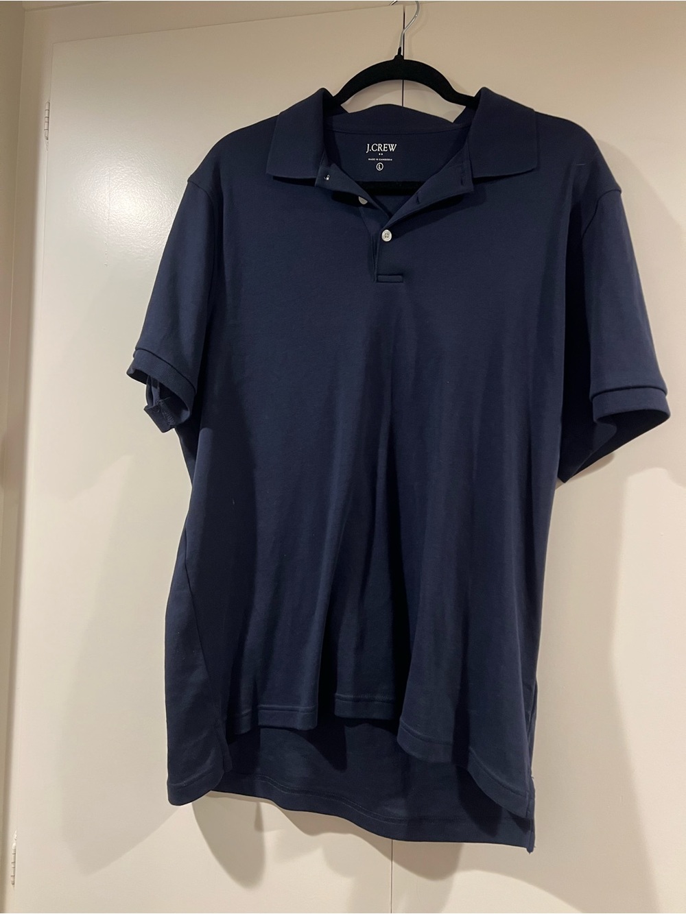 J. Crew Men's Navy Blue Polo